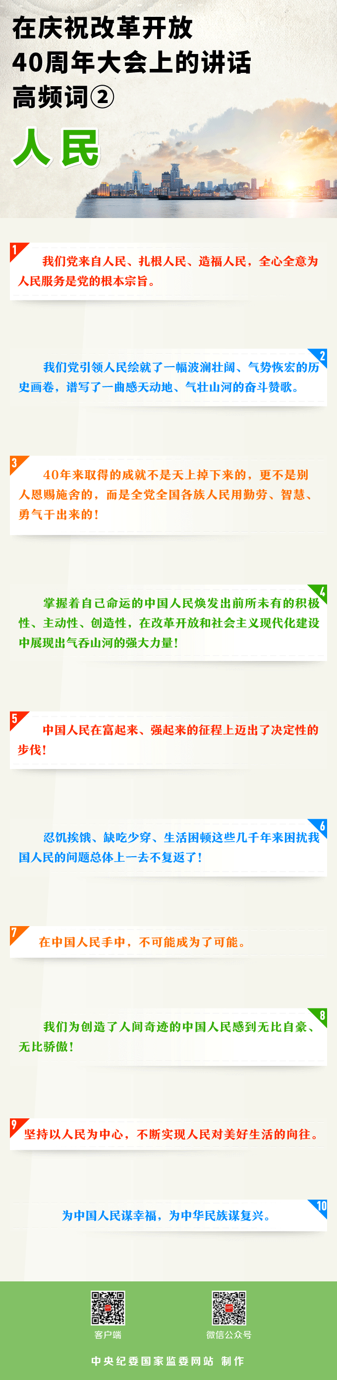 庆祝改革开放40周年大会讲话中的高频词