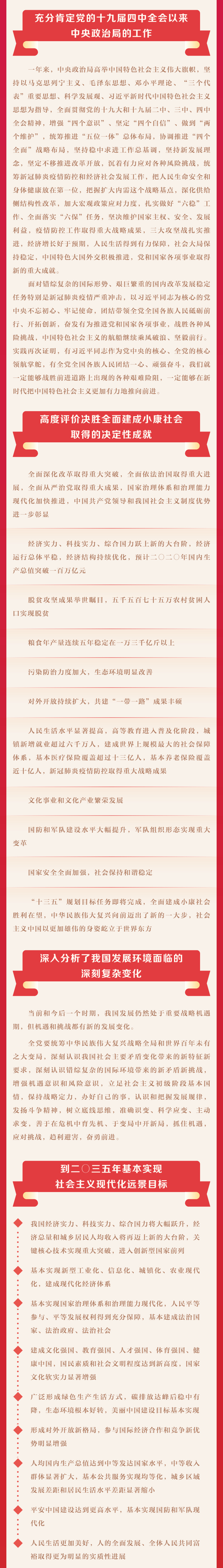 图解十九届五中全会公报 